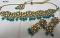 Indian Designer Gold Finish Green Beads Guloband Necklace Indian Designer Gold Finish Green Beads Guloband Necklace