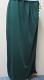 Green Cotton Jersey Straight Long Trendy Skirt - 36" Long