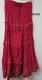 Pink Cotton Gold Gota Patti Long Trendy Skirt - 39" Long Pink Cotton Gold Gota Patti Long Trendy Skirt - 39" Long