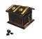 Wood Hut Coaster Set Wood Hut Coaster Set