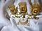 Trendy Design Clear Stone Work Choker Necklace Set w/ Earrings & Tika
