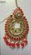 Fancy Tika, Indian Designer Maang Tikka Golden CZ Red #3051772 Fancy Tika, Indian Designer Maang Tikka Golden CZ Red #3051772