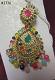 Tikka Indian Designer Maang Golden Multi CZ Stones #3051776