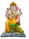 Beautiful n Colorful Fiber Ganesh Statue - 11.5" # 6