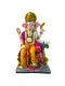 Beautiful n Colorful Fiber Ganesh Statue - 12" # 7