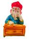 Beautiful n Colorful Fiber Ganesh Statue in Munim Style - 12" # 9