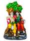 Beautiful n Colorful Fiber Statue of Radha Krishna Under The Tree - 14.5"
