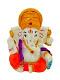 Beautiful n Colorful Fiber Very Small Ganesh Statue - 3.5" # 7