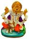 Beautiful n Colorful Fiber Very Small Ganesh Statue - 4" # 15 Beautiful n Colorful Fiber Very Small Ganesh Statue - 4" # 15