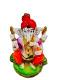 Beautiful n Colorful Fiber Small Ganesh Statue - 4.25" # 18 Beautiful n Colorful Fiber Small Ganesh Statue - 4.25" # 18