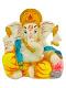 Beautiful n Colorful Fiber Small Ganesh Statue - 5" # 30 Beautiful n Colorful Fiber Small Ganesh Statue - 5" # 30