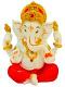 Beautiful n Colorful Fiber Small Ganesh Statue - 5.25" # 33 Beautiful n Colorful Fiber Small Ganesh Statue - 5.25" # 33