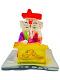 Beautiful n Colorful Fiber Small Ganesh Statue - 5.5" # 36 Beautiful n Colorful Fiber Small Ganesh Statue - 5.5" # 36