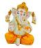 Beautiful n Colorful Fiber Medium Ganesh Statue - 6" # 41