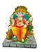 Beautiful n Colorful Fiber Medium Ganesh Statue - 6" # 45