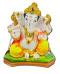 Beautiful n Colorful Fiber Medium Ganesh Statue - 8" # 63 Beautiful n Colorful Fiber Medium Ganesh Statue - 8" # 63