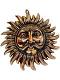 Black Metal Antique Wall Hanging Decor of Sun / Surya - 12" # 1 Black Metal Antique Wall Hanging Decor of Sun / Surya - 12" # 1