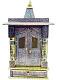 Traditional Aluminium Oxidised & Golden Plated Temple W/ Door - 20" Traditional Aluminium Oxidised & Golden Plated Temple W/ Door - 20"