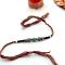 Blue & Black Beads Rakhi With A Blue & Black Beads Rakhi With A
