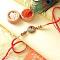 Ganpati Rakhi With Colorful Beads