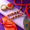 Rudraksha-Studded Rakhi – Pack of 2 Rudraksha-Studded Rakhi – Pack of 2