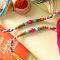 Multicolor beaded Set of 2 Rakhis