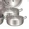 Sonex Fish Pot w/ Lid: Aluminum Cooking Pot 3.5 to 14 Liters - Select Sizes