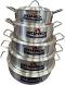 5 Pcs Fish Pot Set - Sonex Aluminum Metal Finish Cookware Best for Cooking 5 Pcs Fish Pot Set - Sonex Aluminum Metal Finish Cookware Best for Cooking