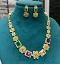 Multi-Color Floral Stone Necklace with Earrings!!!! Multi-Color Floral Stone Necklace with Earrings!!!!