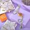 Hand Painted Clay Rakhi with 250 gm. Kaju Katli Hand Painted Clay Rakhi with 250 gm. Kaju Katli