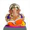 Eco-Friendly Clay Ganesh Idol for Visarjan Pooja 6 Inches (EF03)
