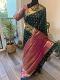 Handwoven, mixed silk, banarasi saree with stitched blouse Handwoven, mixed silk, banarasi saree with stitched blouse