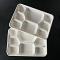 Eco Friendly 8 Compartment Bagasse Disposable Plates 25 Pcs Pack Eco Friendly 8 Compartment Bagasse Disposable Plates 25 Pcs Pack