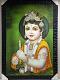 Beautiful Wooden Framed Canvas Print Picture of Bal Gopal # 2 - 23 x 33" Beautiful Wooden Framed Canvas Print Picture of Bal Gopal # 2 - 23 x 33"