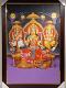 Beautiful Wooden Framed Canvas Print Picture of Laxmi Pujan # 3 - 23 x 33"