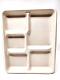 Tabakh 5 Compartment School Tray/Thali/Plate Pack of 50 Tabakh 5 Compartment School Tray/Thali/Plate Pack of 50