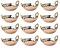 12 Pcs Copper Karahi Serving Dish 12 - 16 - 20 Oz for Restaurant & Home