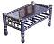 Teakwood Handcrafted Blue Gold Sankheda Coffee Table 33" Teakwood Handcrafted Blue Gold Sankheda Coffee Table 33"