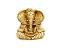 Lord Ganesh small Brass leaf Statue for Puja, Home Mandirs, Decor, Gifts, showpiece 3.5 X 6 X 6 In Lord Ganesh small Brass leaf Statue for Puja, Home Mandirs, Decor, Gifts, showpiece 3.5 X 6 X 6 In
