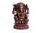Lord Ganesh Idol - Brass small red color Statue for Puja, Home Mandirs, Decor, Gifts, showpiece 5.5 X 9 X 5.5 In