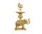 Brass Pooja Diya With handle for Temple, Puja room, Home Mandir, Aarti, gifts 5 X 12 X 3 In Brass Pooja Diya With handle for Temple, Puja room, Home Mandir, Aarti, gifts 5 X 12 X 3 In