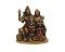 Shiv Parivar Parvati, Kartikeya, Ganesha Murti Brass Material for Puja, Home Mandirs, Gifts 4.5 X 10 X 8.5 In Shiv Parivar Parvati, Kartikeya, Ganesha Murti Brass Material for Puja, Home Mandirs, Gifts 4.5 X 10 X 8.5 In