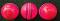 SNICK cricket leather balls HAND STICHED (50-60 overs) - PREMIUM PINK