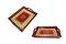 Ethnic Jodhpuri Wooden Tray with Traditional Artwork Ethnic Jodhpuri Wooden Tray with Traditional Artwork