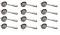 12 Pcs Stainless Steel Coffee / Tea (Chai) Filter / Strainer 12 Pcs Stainless Steel Coffee / Tea (Chai) Filter / Strainer
