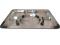 Stainless Steel Roti Meal Thali - Rectangle Plate w/ 6 Compartments Stainless Steel Roti Meal Thali - Rectangle Plate w/ 6 Compartments
