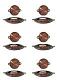 6 Pcs - Copper Stainless Steel Tawa for Serving Ware (Plain) - 2 Sizes 6 Pcs - Copper Stainless Steel Tawa for Serving Ware (Plain) - 2 Sizes