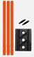 SNICK Plastic Stumps with Rubber base