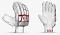 SNICK PREMIUM LEATHER Cricket batting Gloves IPL Style SNICK PREMIUM LEATHER Cricket batting Gloves IPL Style