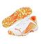 Puma 22 FH CRICKET SHOES RUBBER STUDS WHITE YELLOW ORANGE
